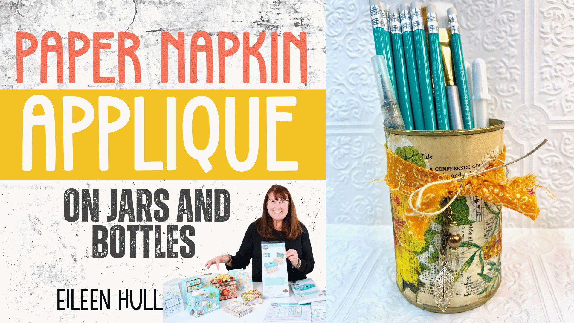 Turn Old Cans Into Pretty Decor with Decoupage